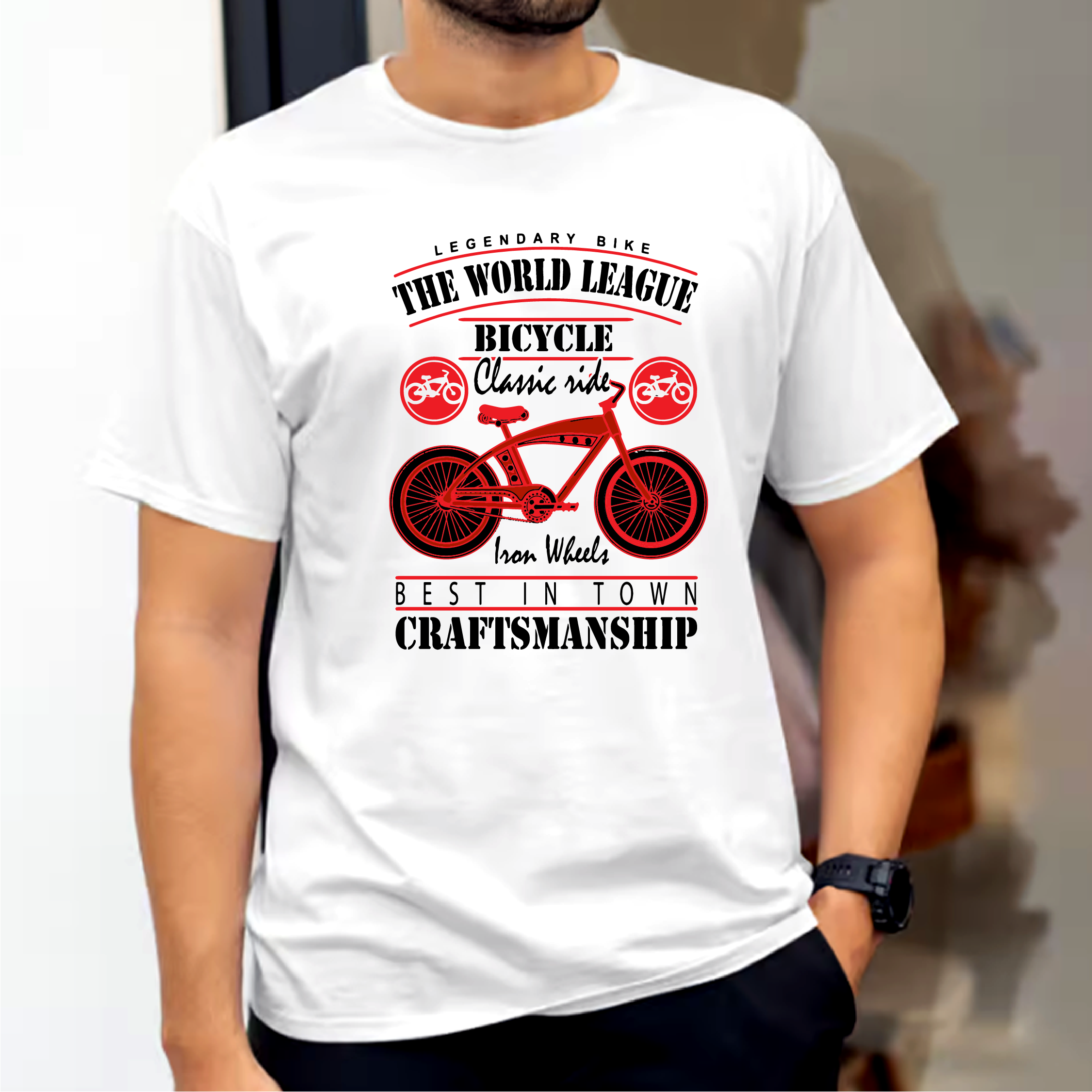 Bicycle T-Shirt Design Order Now